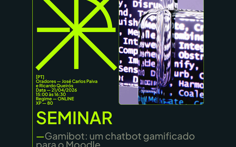 CIP do P.PORTO promove Flash Seminar sobre o Gamibot no âmbito do INOV-NORTE